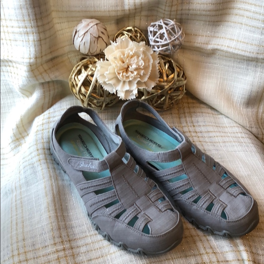 Sketchers Relaxed Fit Memory Foam Slip-On’s.